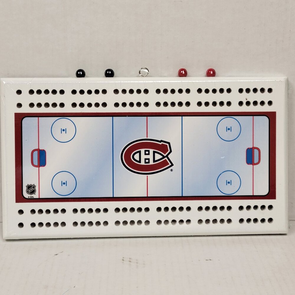 NHL Montreal Canadiens Cribbage Board, NEW
